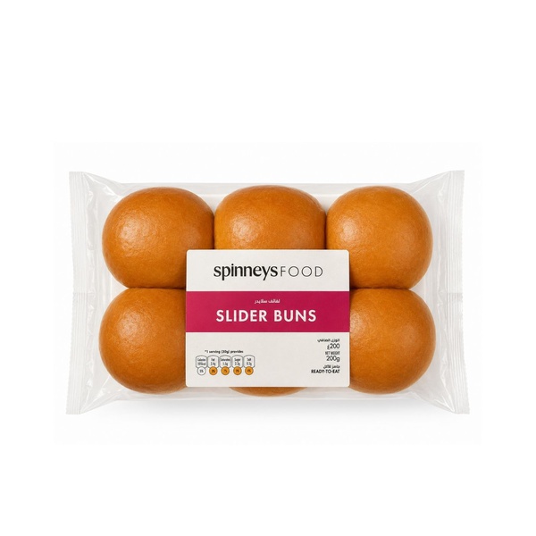 Spinneysfood Slider Buns 6s 200g