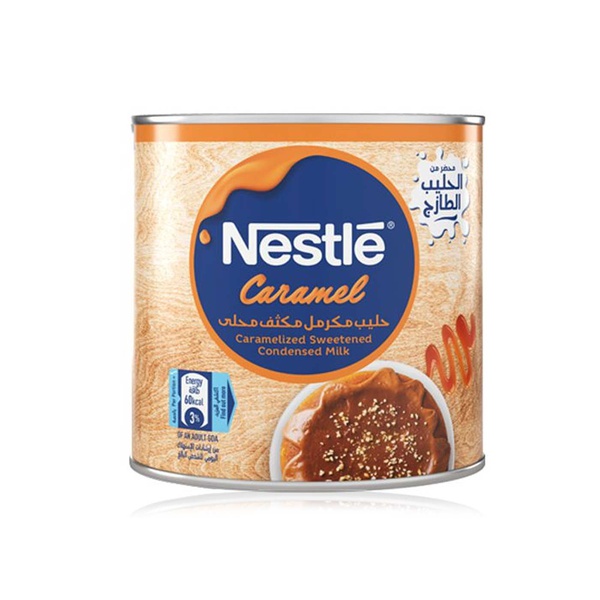 Buy Nestle caramel caramelized sweetened condensed milk 397g in UAE
