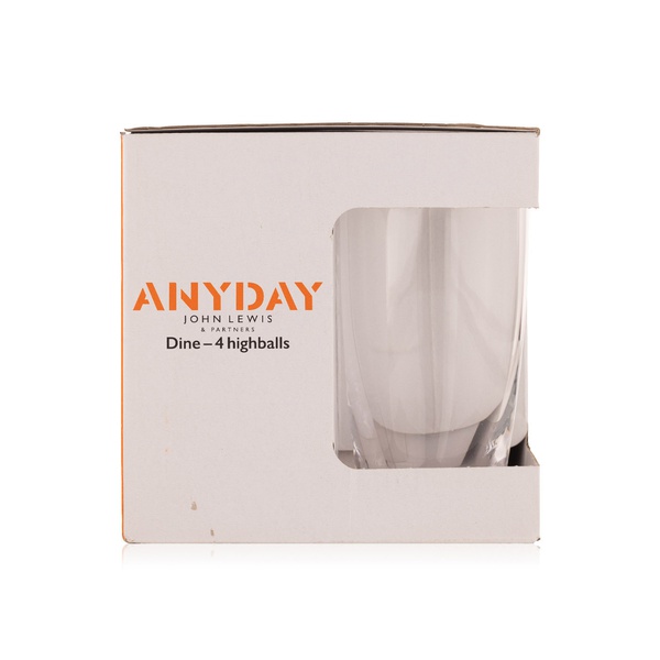 John Lewis Anyday Highball 480ml 4s