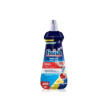 Finish Dishwasher Lemon Sparkle Scent Rinse Aid 400ml