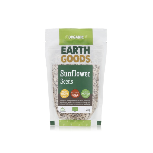 Earth Goods organic sunflower seeds 340g