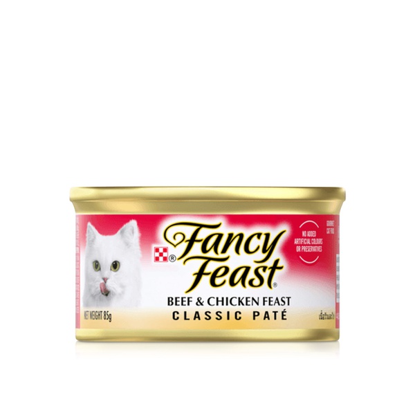 Fancy Feast Classic Beef and Chicken Pate Cat Food 85g