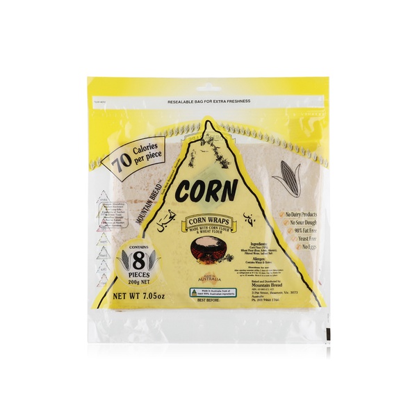 Mountain Corn Wraps x 8 200g