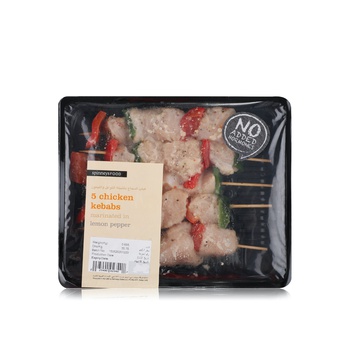 Spinneysfood Lemon Pepper Chicken Kebabs