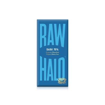 Raw Halo Dark 70% Organic Chocolate Bar 70g