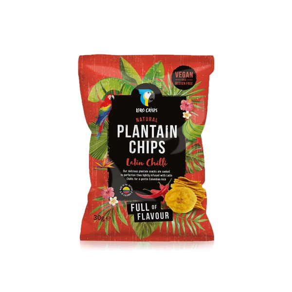 اشتري Loro Crisps plantain chips Latin chilli 30g في الامارات
