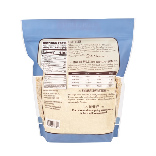 Bob's Red Mill Rolled Oats 794g