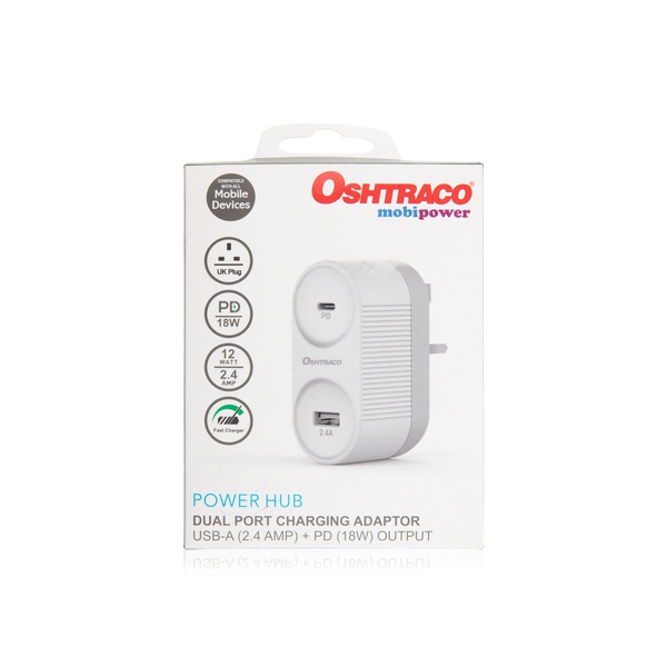 Oshtraco USB Charger Dual Port 18w