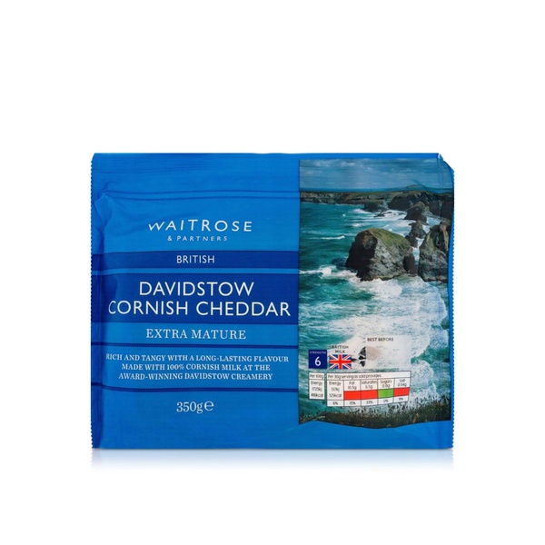 Waitrose Davidstow Cornish Cheddar Extra Mature Strength 6 350g
