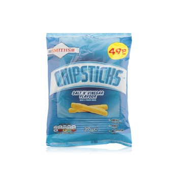 Smith's Salt & Vinegar Flavour Chipsticks 37g