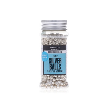 Waitrose Cooks' Ingredients Silver Balls 80g