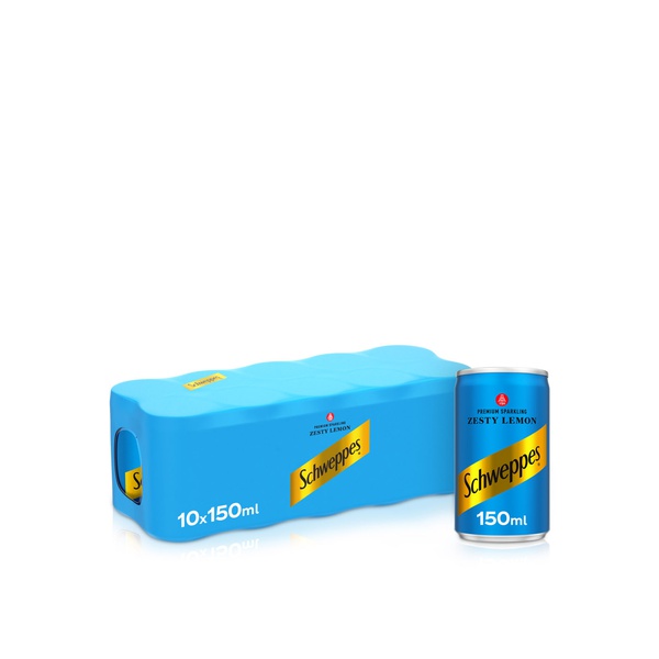 Schweppes Zesty Lemon Can 150ml x 10