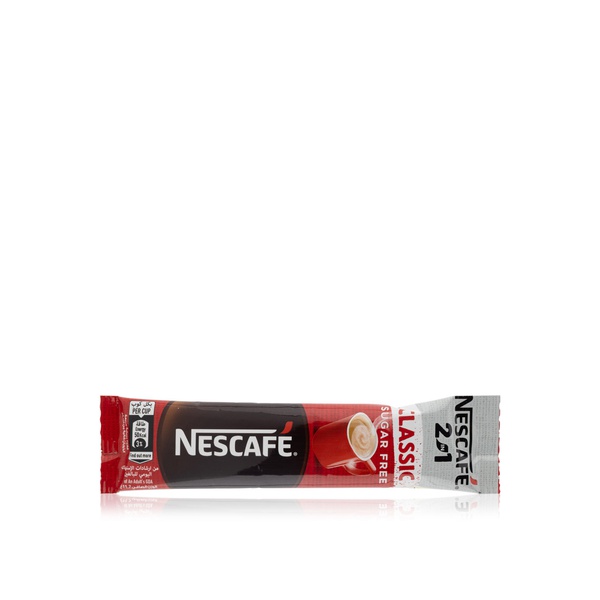 Buy Nescafe sugar-free 2in1 instant coffee sachet 11.7g in UAE