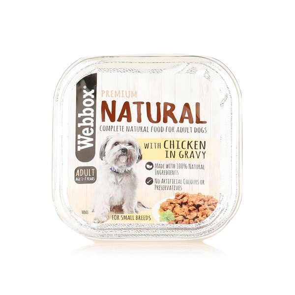 Webbox Chicken and Gravy Dog Food 150g