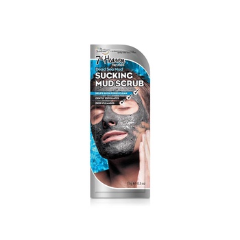 7th Heaven Men's Dead Sea Mud Sucking Mud Scrub 15g
