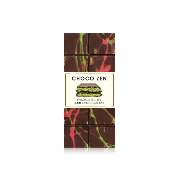 Choco Zen Pistachio Kunafa Dark Chocolate Bar 190g