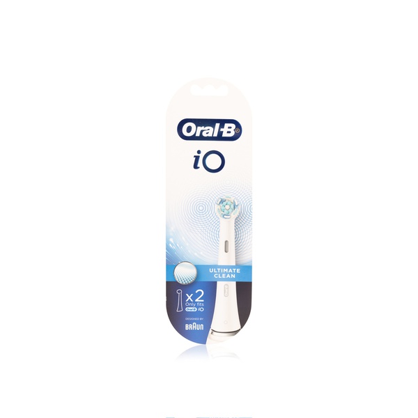 اشتري Oral-B iO ultimate clean white toothbrush heads refill 4 pack في الامارات
