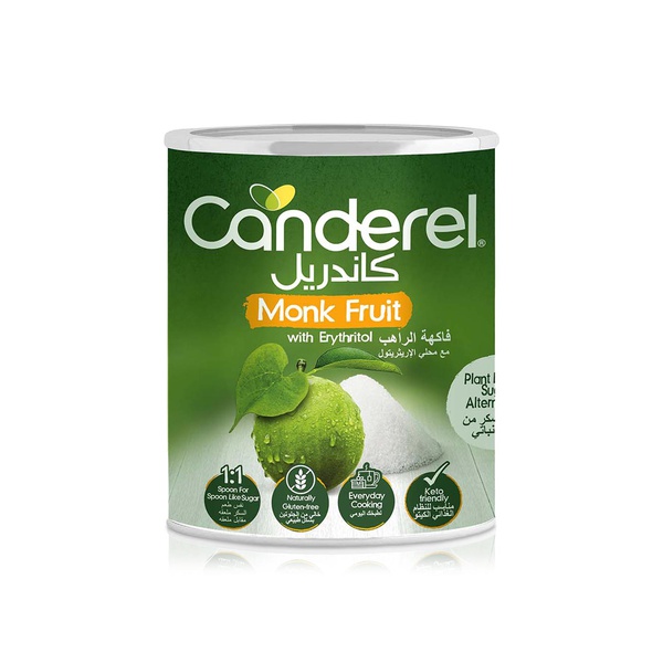 Canderel Monk Fruit Canister with Erythritol 500g