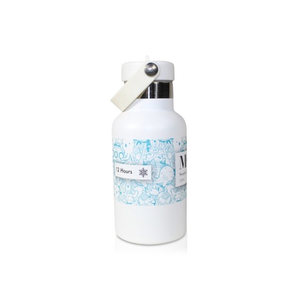 Moya Seashell Insulated and Sustainable Water Bottle White 350ml