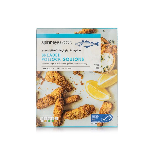 Spinneysfood Frozen Breaded Pollock Goujons 390g