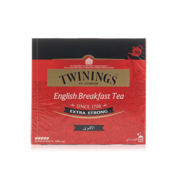 Twinings Extra Strong English Breakfast Tea x 50
