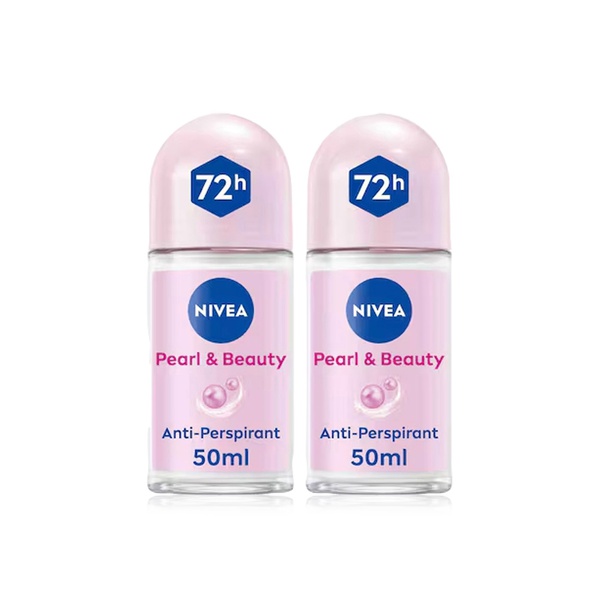 Nivea Deodorant Roll On Pearl & Beauty 50ml x2 Ecobox
