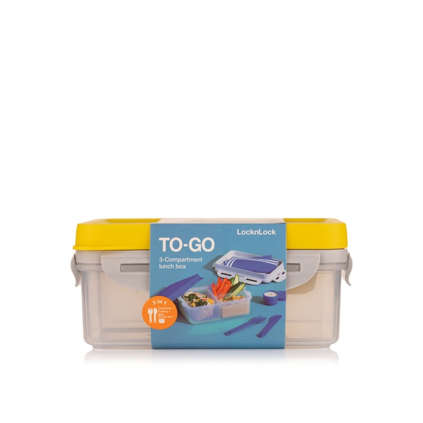 Lock & Lock to-Go 3-in-1 Lunchbox 1 litre