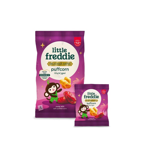 Little Freddie Dates Puffcorns Multipack 8g x 4
