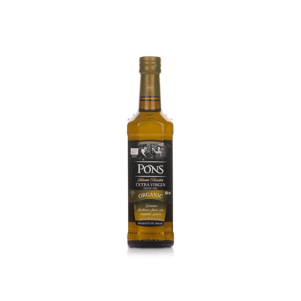 Buy Pons seleccion familiar organic extra virgin olive oil 500ml in UAE