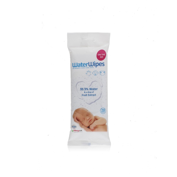 اشتري Waterwipes chemical free travel baby wipes x28 في الامارات