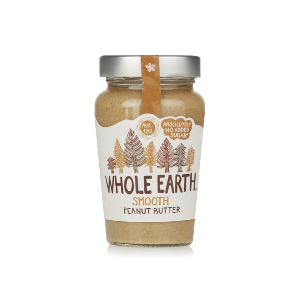 Buy Whole Earth smooth peanut butter 340g in UAE