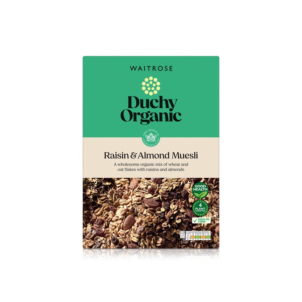 Waitrose Duchy Organic Raisin Almond Muesli 750g