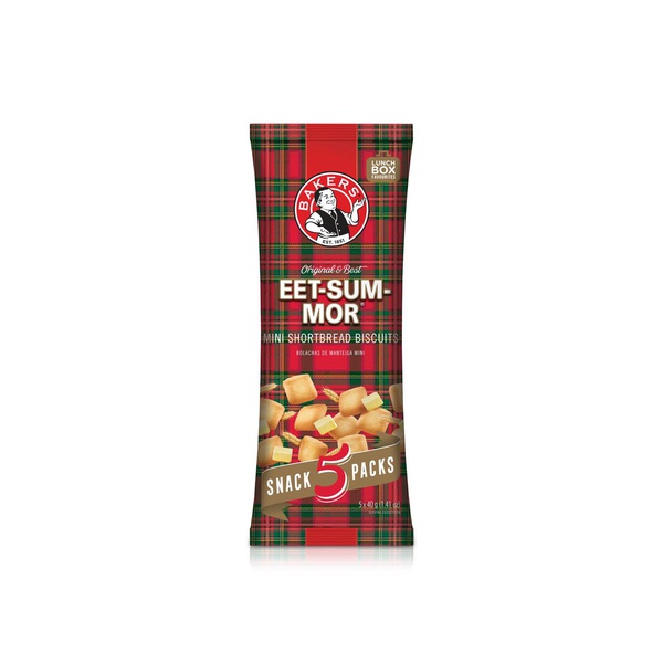 Bakers Original Mini Eet-Sum-Mor Biscuits Shortbread 5x40g
