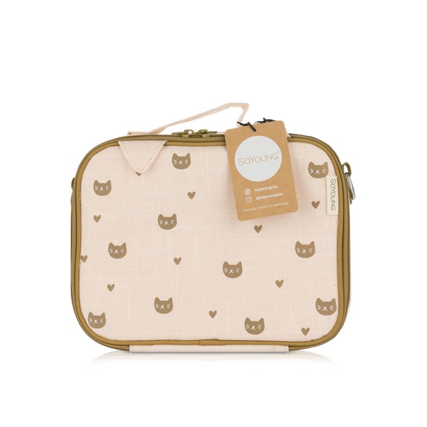 So Young Lunch Bag Cat Ears Pink