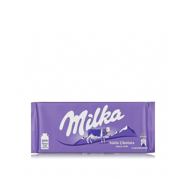 Buy Milka alpine milk chocolate 100g in UAE
