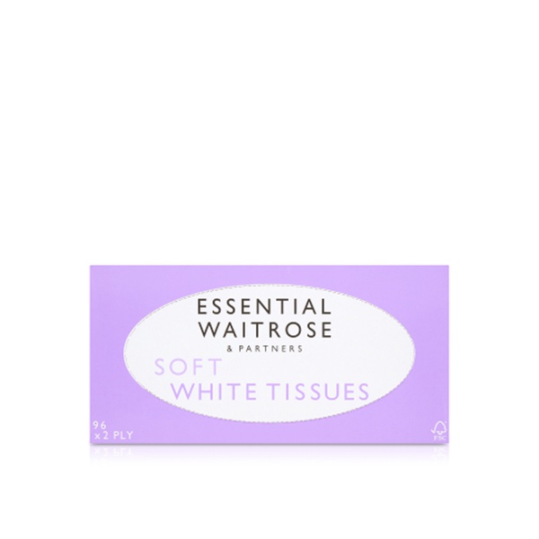 Waitrose Essential Soft Tissues 2ply x 96