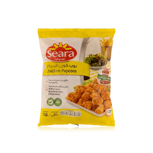 Buy Seara regular chicken popcorn 750g in UAE