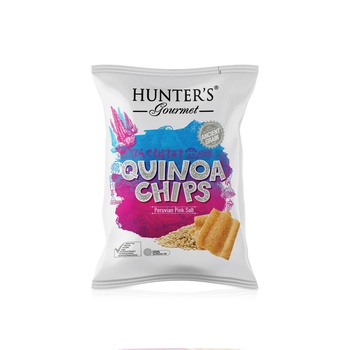 Hunter's Gourmet Quinoa Chips - Peruvian Pink Salt  75g