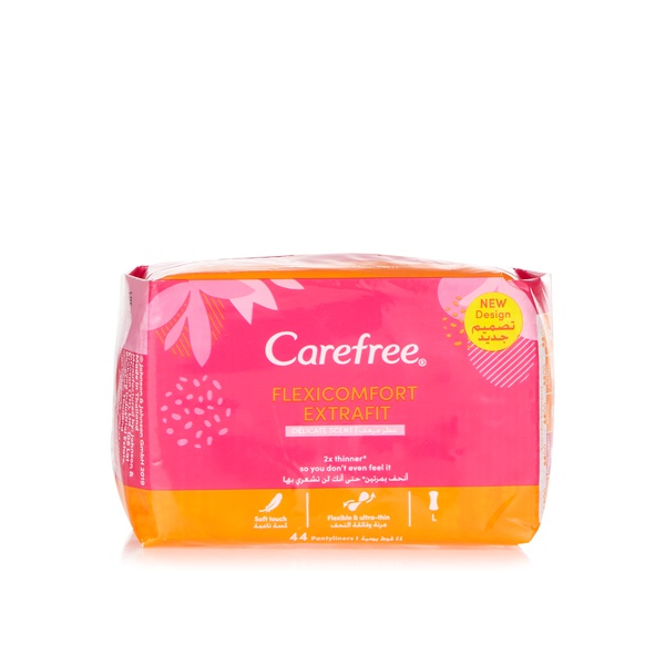 Carefree Panty Liners Flexi Comfort Extra Fit x 44