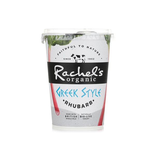 Rachel's Organic Greek Style Rhubarb Yoghurt 450g