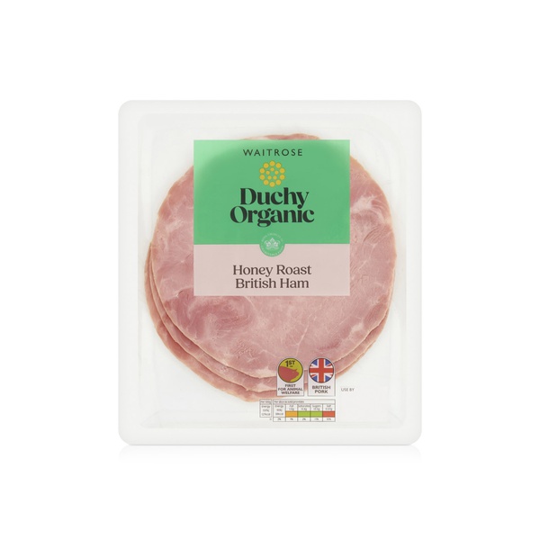 Waitrose Duchy Organic Honey Roast British Ham 90g