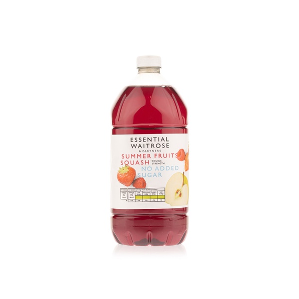 Waitrose Essential No Added Sugar Summer Fruits Squash 1.5 litre