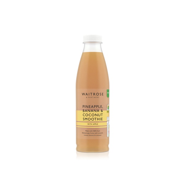 Waitrose Pineapple Banana and Coconut Smoothie 750ml