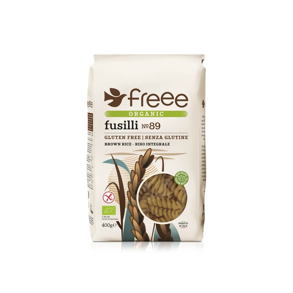 Freee Gluten Free Organic Brown Rice Fusilli Pasta 400g