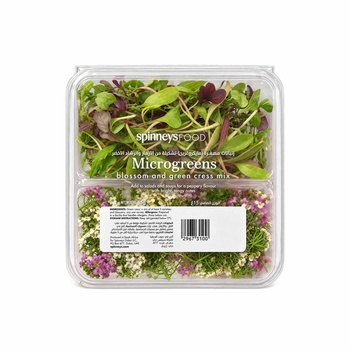 Spinneysfood Microgreens Blossom & Green Cress Mix 15g