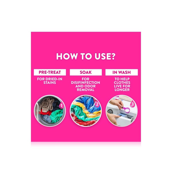 Vanish Oxi Action Multi Power Fabric Stain Remover Powder 500g and Crystal White Fabric Stain Remover Powder 450g