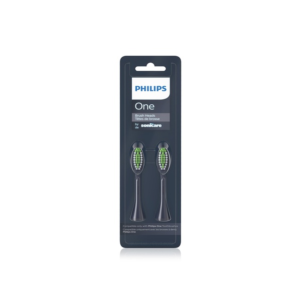 اشتري Philips Sonicare One replacement brush head 2 pack midnight blue BH 1022/04 في الامارات