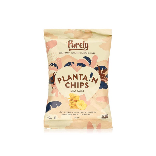 اشتري Purely plantain chips naturally salted 75g في الامارات