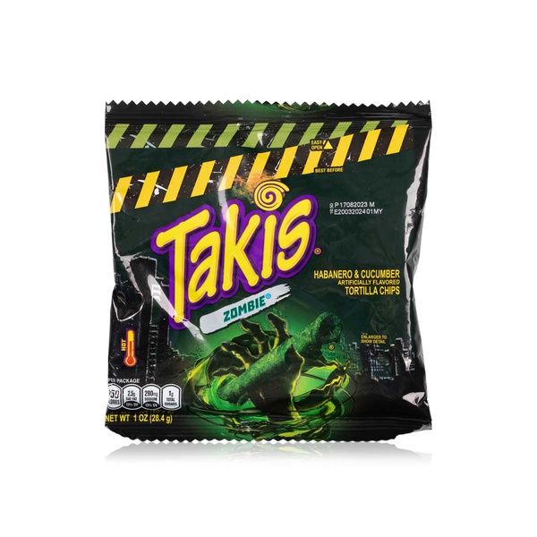 Takis Zombie Habanero and Cucumber Tortilla Chips 28g