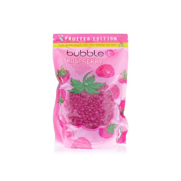 Bubble T Fruitea Relaxing Raspberry Bath Salts 500g